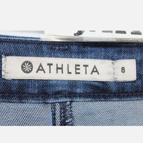 Athleta Womens Sz 8 Sculptek Skinny Jeans High Rise Comfort Stretch Medium Wash - Picture 5 of 6